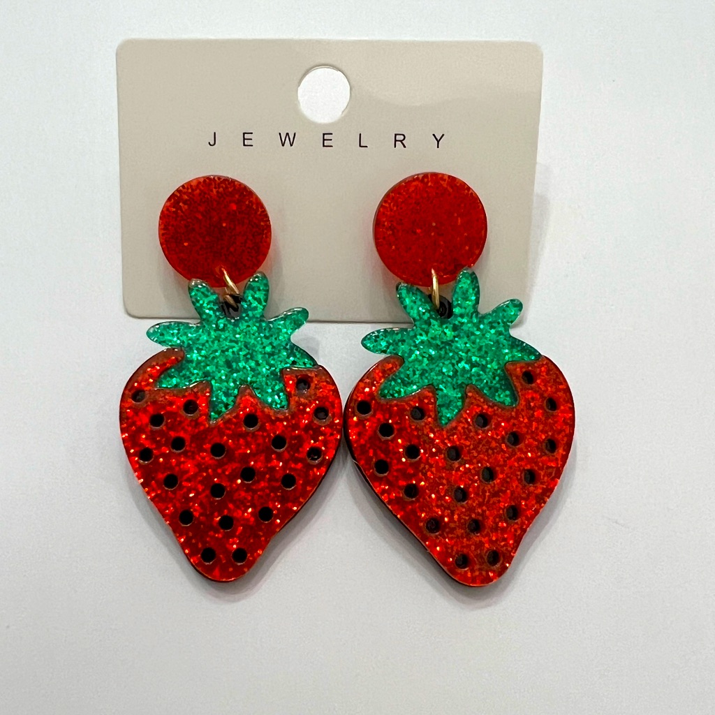 Jewelry Strawberry Earrings
